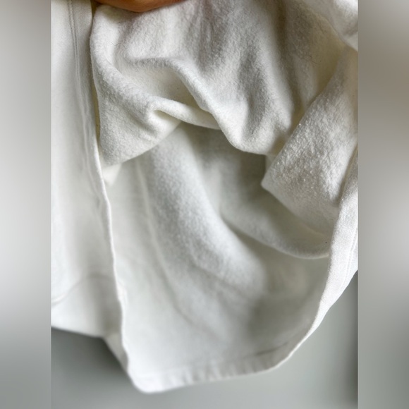 Tommy Hilfiger 1/4 Zip Pullover Sweatshirt White Women’s Large - Picture 7 of 7